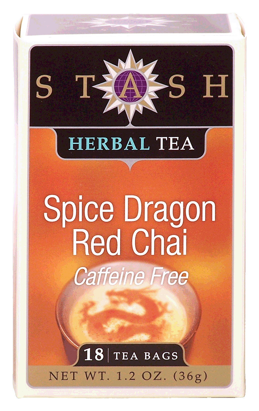 Stash  spice dragon red chai herbal tea, caffeine free, 18-tea bags Full-Size Picture